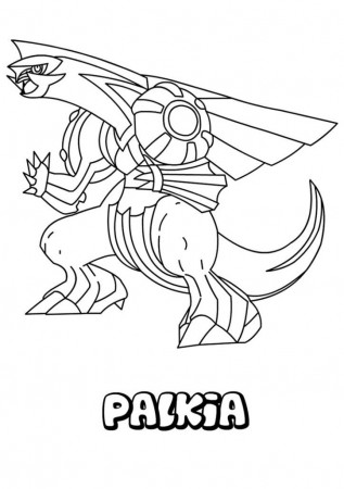 palkia Colouring Pages