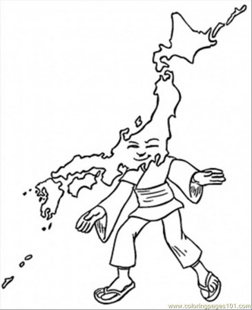 Map JapÃ£o Colouring Pages (page 3)