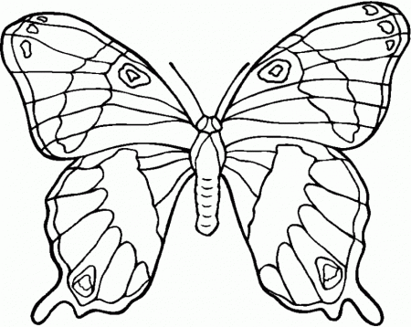 Mariposa Monarca Dibujo De Para Colorear Tattoo
