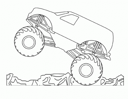 Free Printable Monster Truck Coloring Pages For Kids