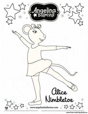 Coloring pages Angelina Ballerina - Printable Coloring Pages Online