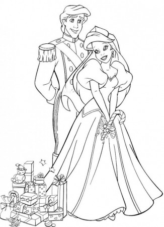 Aladdin's Wedding With Elephants Coloring Page | Kids Coloring Page