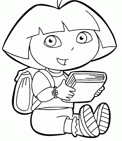 Dora the explorer Coloring Pages