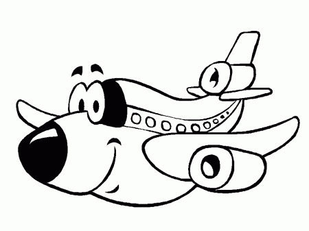 Airplane Coloring Pages For Kids 226 | Free Printable Coloring Pages