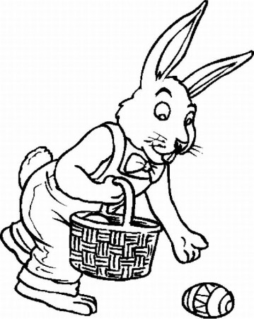 Easter Bunny Coloring Pages | Free Coloring Pages