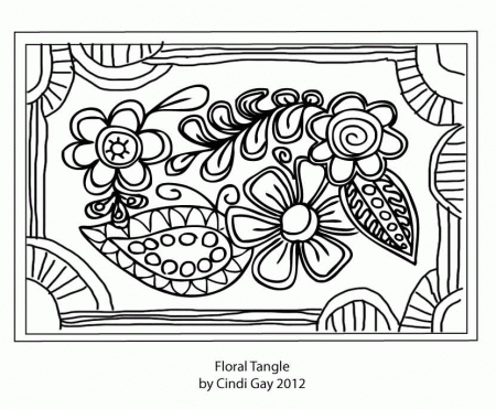 Floral Tangle Rug Hooking Pattern -How to hook tips - Rug Hooking 