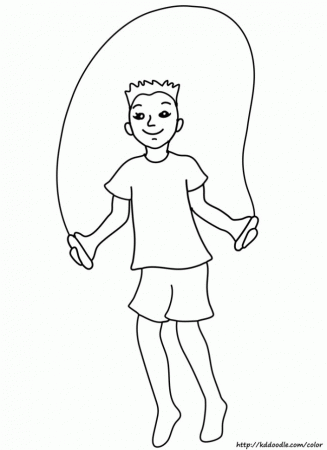 a jump rope Colouring Pages (page 3)