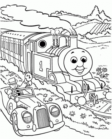 Thomas the Tank Engine Coloring Pages | Coloring Pics