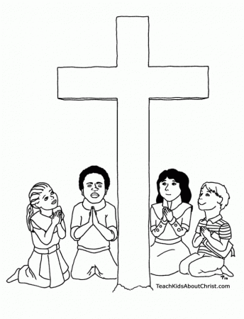 Cross Coloring Pages For Kids | 99coloring.com