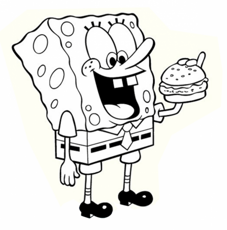 Spongebob Printables - HD Printable Coloring Pages