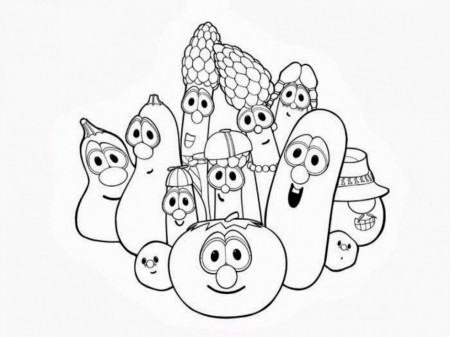 Veggie Tales Coloring Pages Free Coloring Pages Amp Pictures 