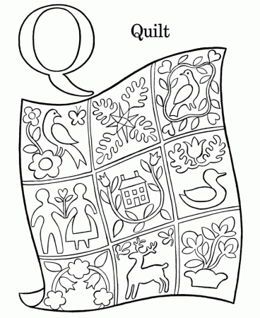 letter Q Song. Colouring Pages (page 3)
