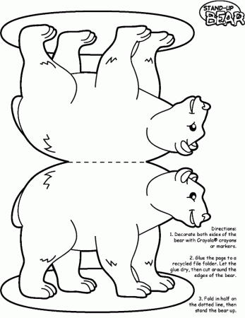 Bear Coloring Pages (9) - Coloring Kids