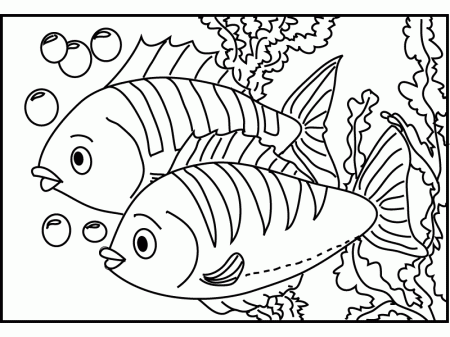 Fishes Coloring Pages - Free Printable Coloring Pages | Free 