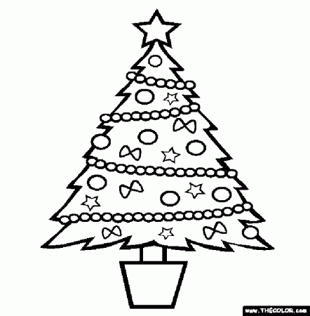 christmas coloring pages picture for kids