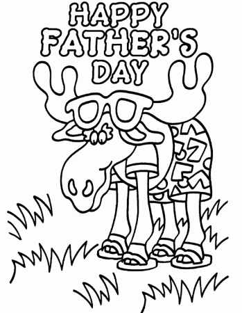Fathers Day Coloring Pages (2) | Coloring Kids