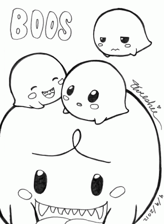 Boo Coloring Pages