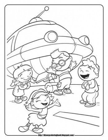 Disney Junior Coloring Page : Printable Coloring Book Sheet Online 