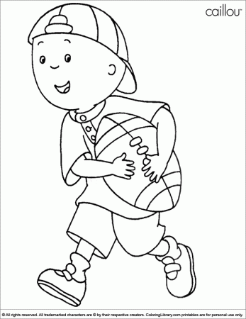 Caillou Colouring Pages (page 2)