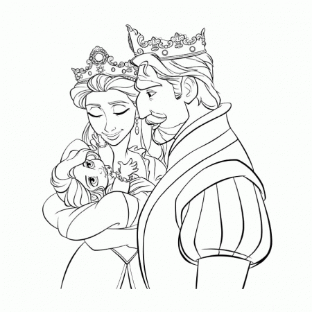 Baby Princess Rapunzel Coloring Pages | coloring pages
