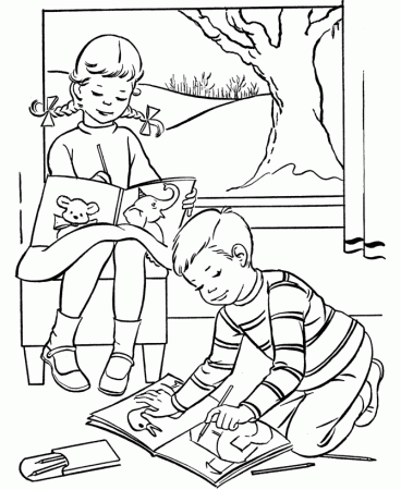 Kids Valentine's Day Coloring Pages - Kids Valentine's Activities 