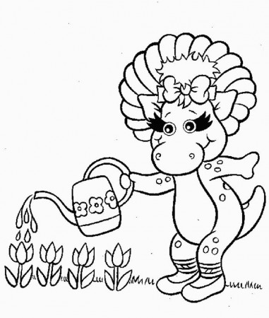 Free Coloring Barney