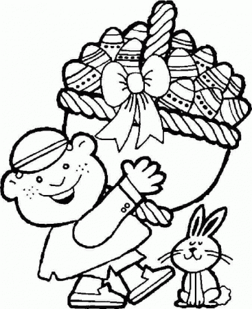 Coloring Sheets Easter Bunny Free Printable For Little Kids 15642#