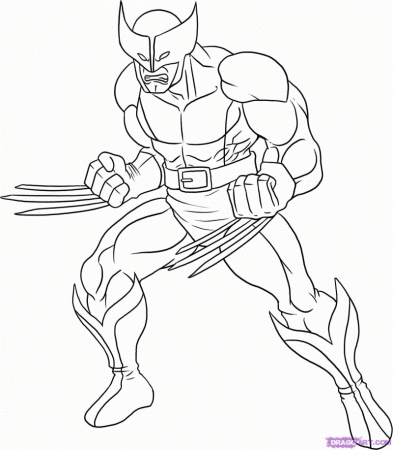 Wolverine coloring pages free coloring pages pictures imagixs