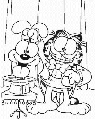 Garfield Coloring Pages - Coloringpages1001.