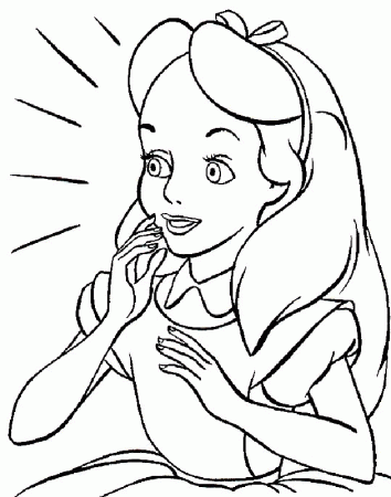 Alice in Wonderland | Free Printable Coloring Pages 