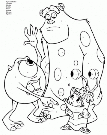 Disney Color By Number 93725 Mr Freeze Coloring Pages