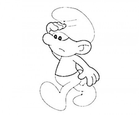 Papa Smurf Coloring Pages Tattoo Page 2