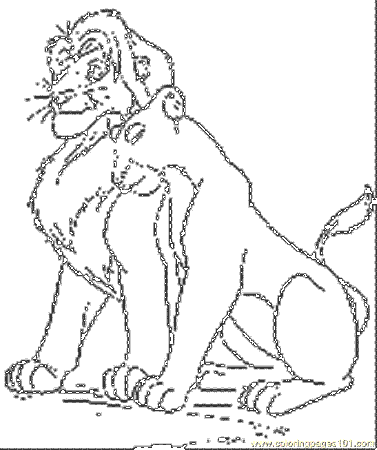 Coloring Pages Lion King 013s (Cartoons > The Lion King) - free 