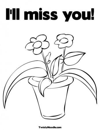 missing you Colouring Pages