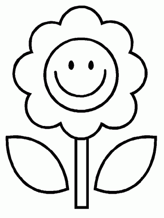 colorwithfun.com - Flower Coloring Pages For Kids to Print