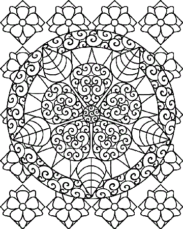 Abstract To Print - Coloring Pages for Kids and for Adults