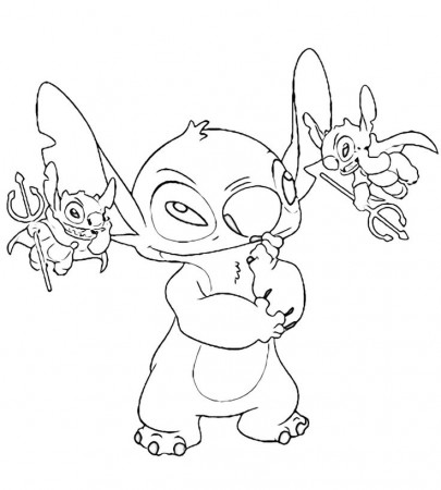 Pin by Annique on kleurplaten | Stitch coloring pages, Coloring book art,  Cute coloring pages