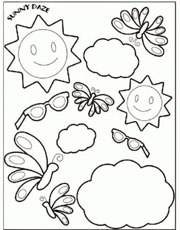 Sun and Sand Coloring Page | crayola.com