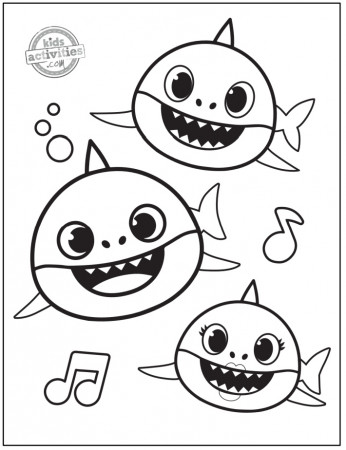 Free Printable Baby Shark Coloring ...