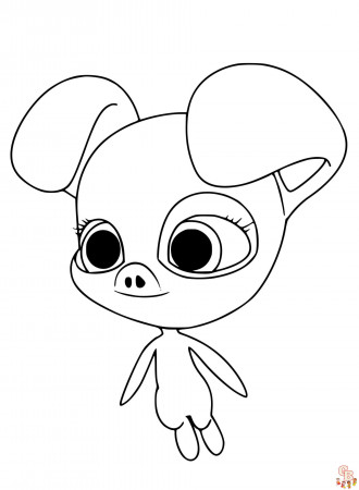 Free Kwami Miraculous Ladybug Coloring Pages | GBcoloring