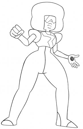 Steven Universe Garnet Coloring Page - Free Printable Coloring Pages for  Kids