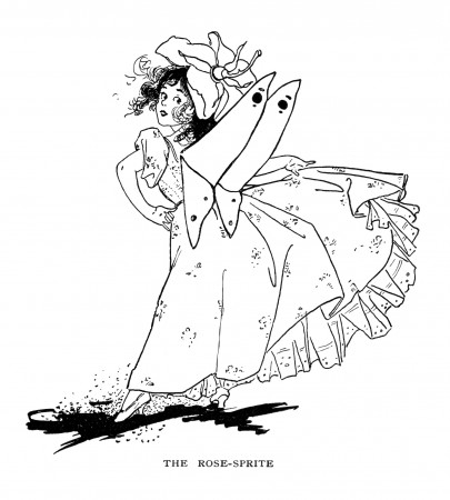 Rose Sprite Fairy Clip Art - Old Design Shop Blog