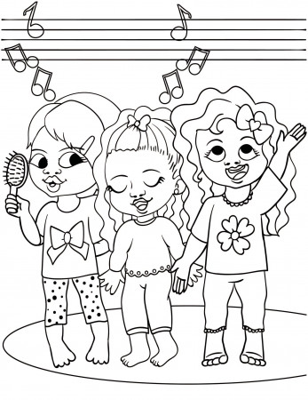 Sleepover Coloring Book – Glossypals