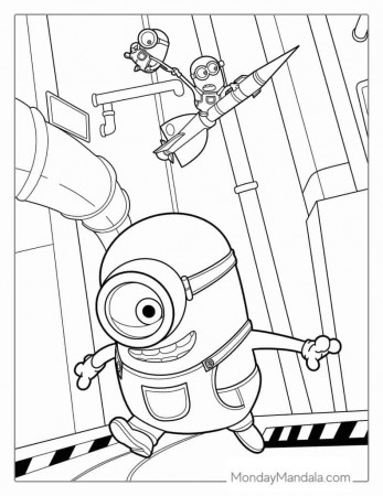 32 Minion Coloring Pages (Free PDF ...