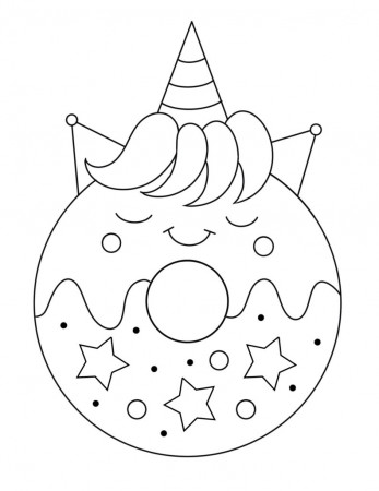 Free Donut Coloring Pages for Kids ...