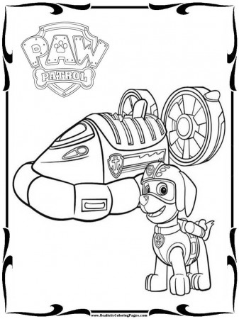 Printable Coloring Pages For Paw Patrol | Realistic Coloring Pages