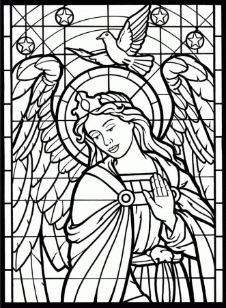 Acumen Stained Glass Coloring Pages For Adults Coloring Picture ...