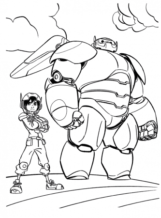 Top 25 Big Hero 6 Coloring Pages | Disney coloring pages, Coloring ...