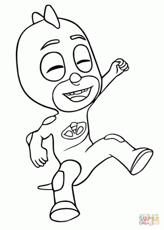 Gecko from PJ Masks coloring page | Free Printable Coloring Pages