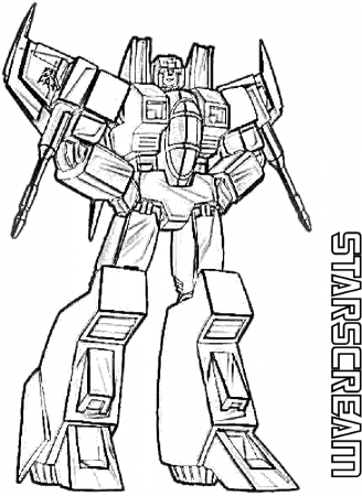 Transformers Coloring Pages Starscream ...pngkit.com